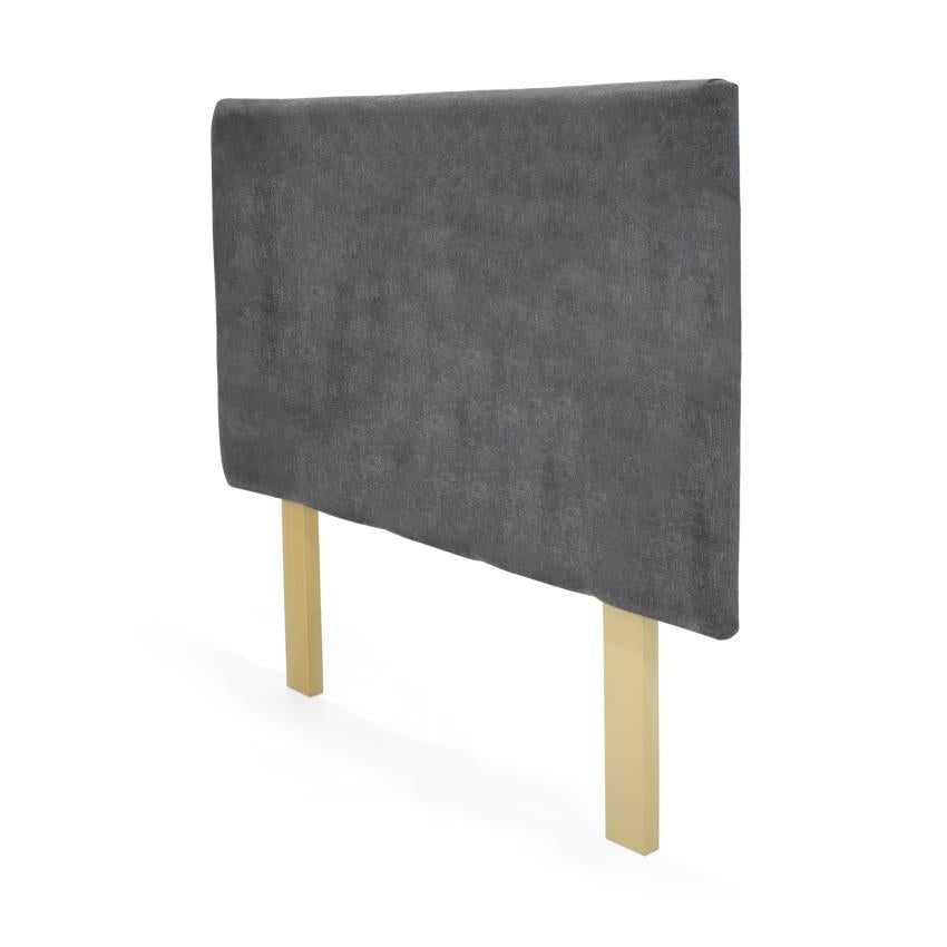 Cabecero Verona Doble Liso Gris Tela
