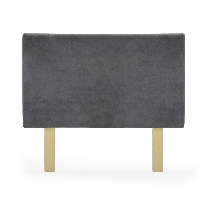 Cabecero Verona Doble Liso Gris Tela