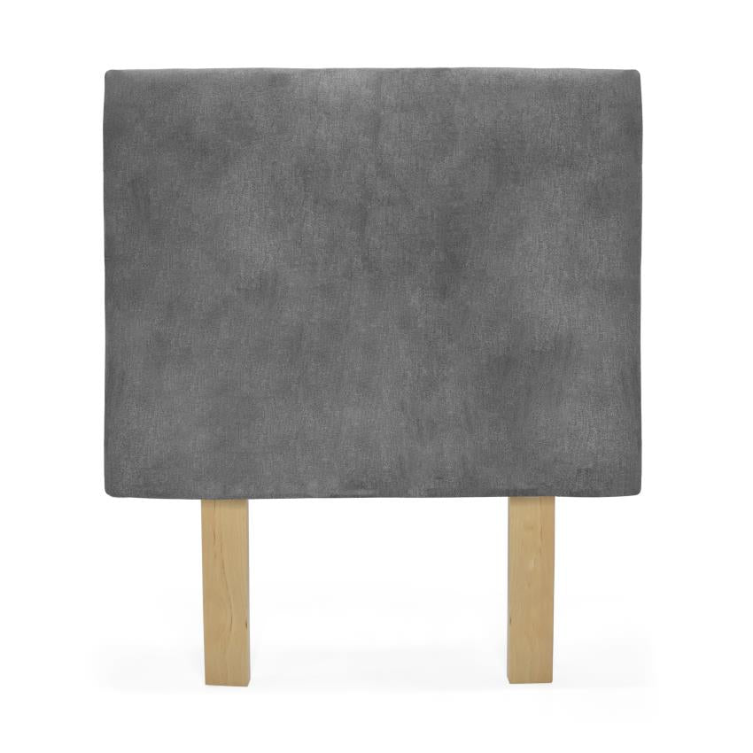 Cabecero Verona Sencillo Liso Gris Tela