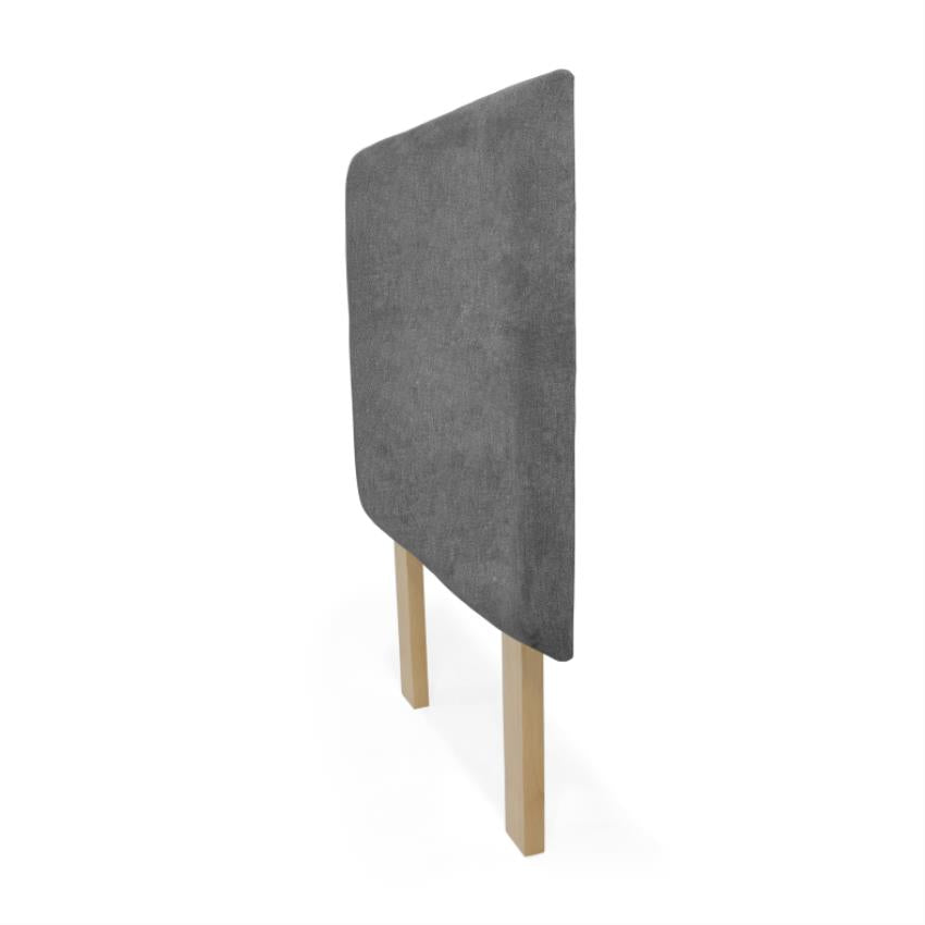 Cabecero Verona Sencillo Liso Gris Tela