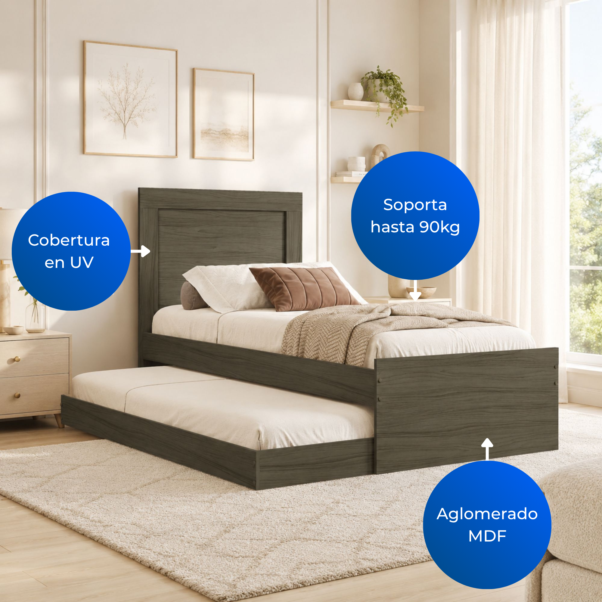 Cama Sencilla Verona