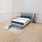 Cama brend doble tela acero