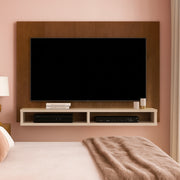Panel TV California Caramelo/Beige