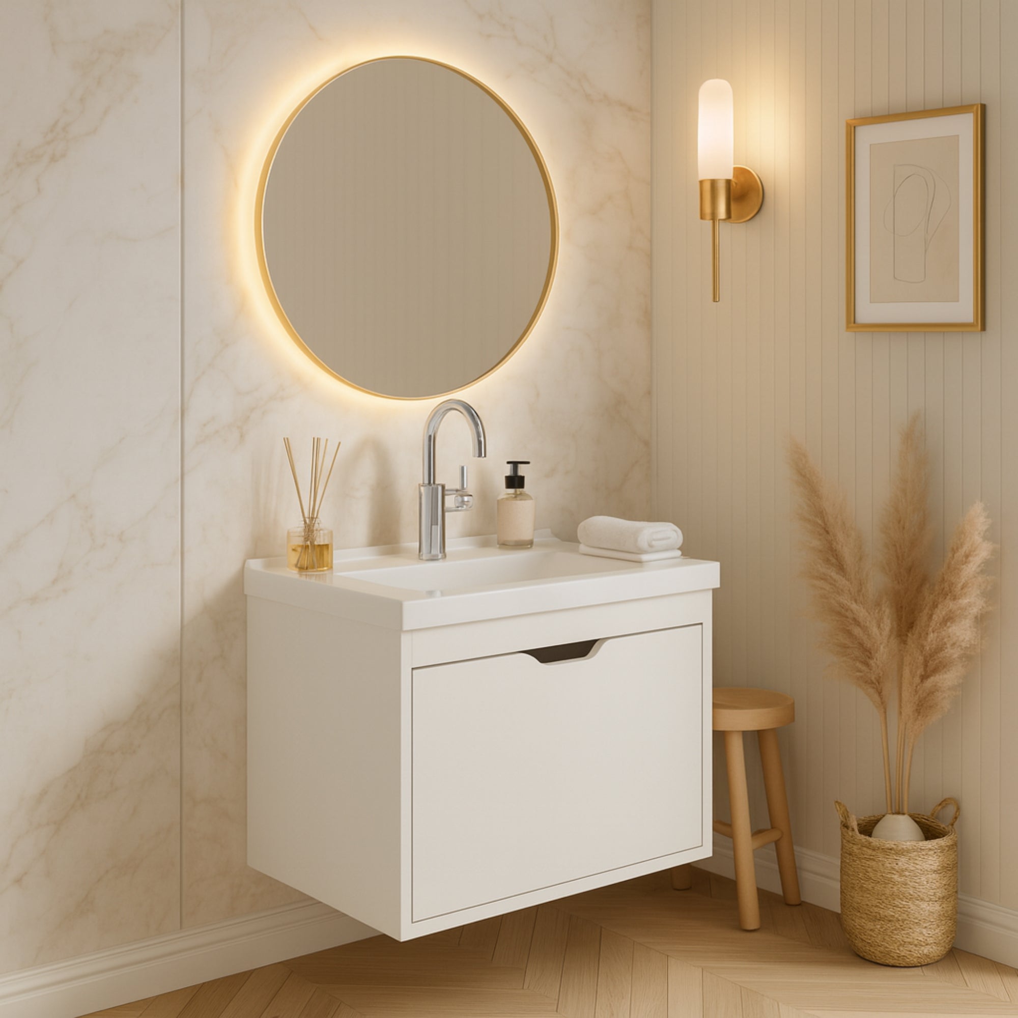 Mueble De Baño Con Lavamanos Graz
