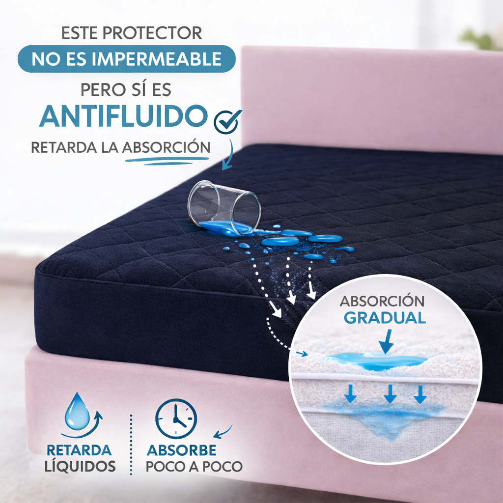 Protector Colchón Sencillo Antifluido