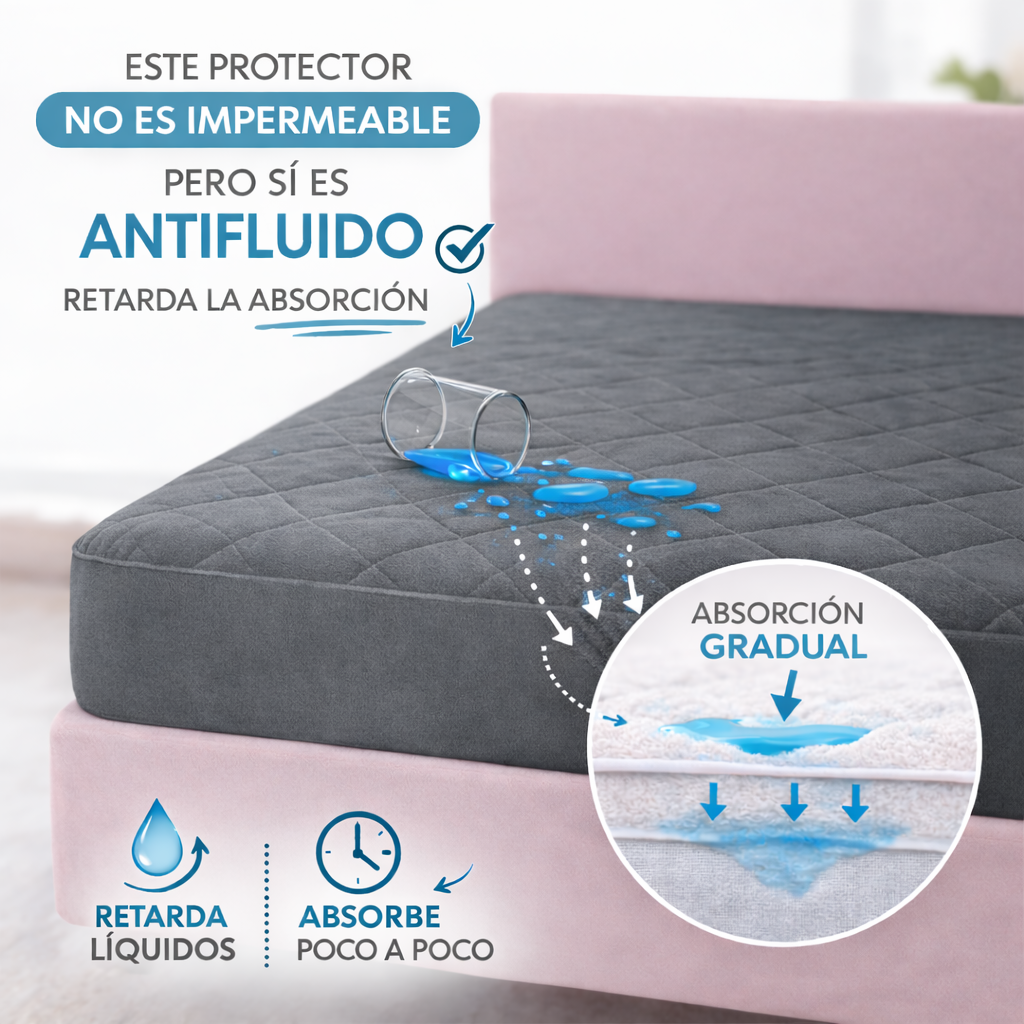Protector Colchón Semidoble Antifluido