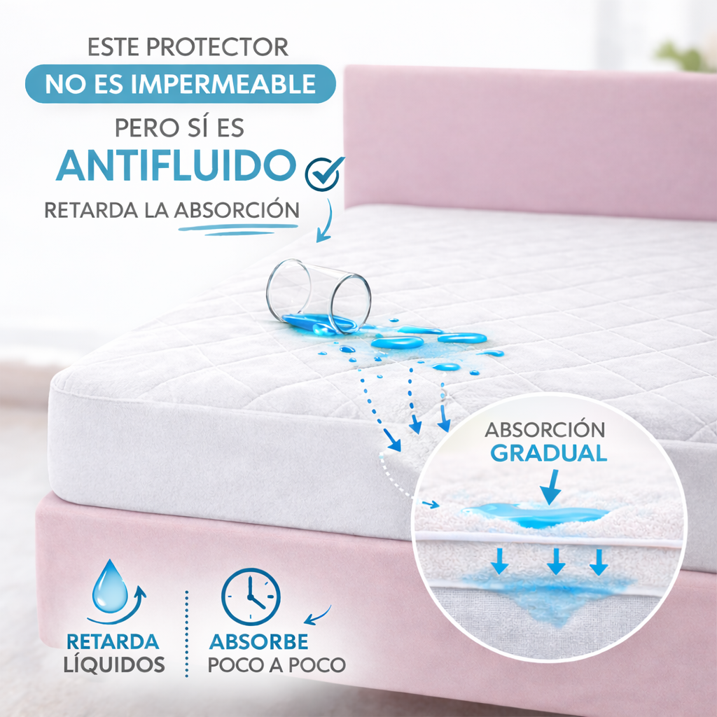 Protector Colchón King Antifluido