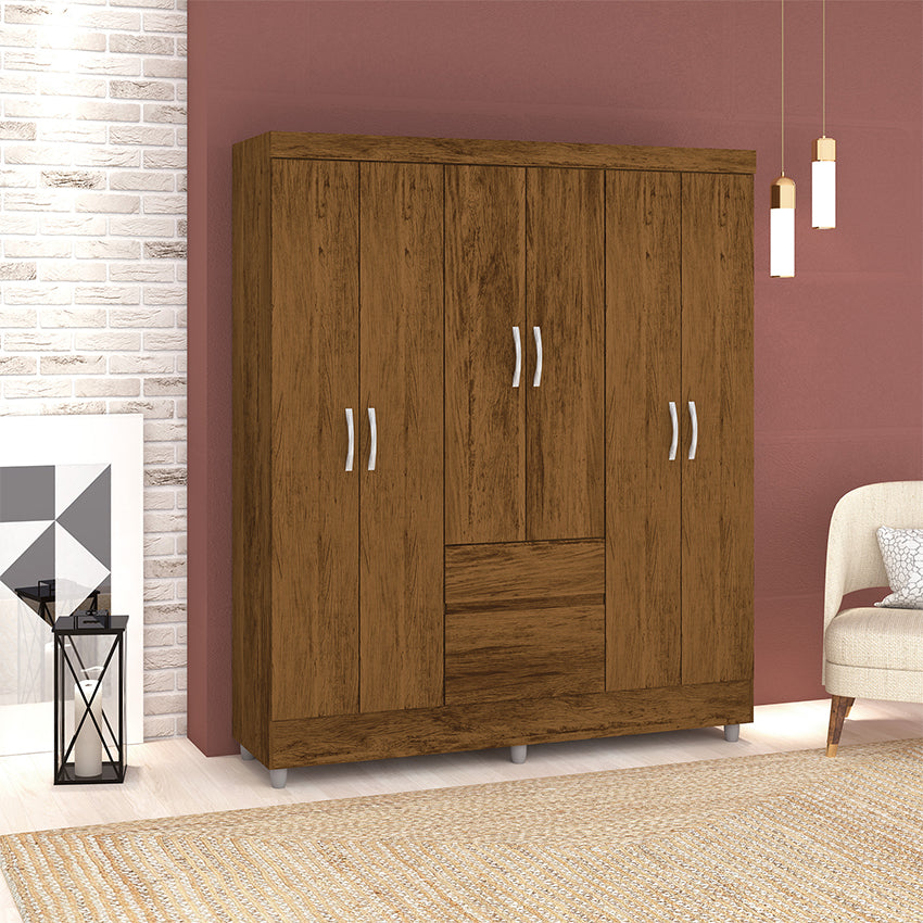 CLOSET 6 PUERTAS 2 CAJONES VALENT