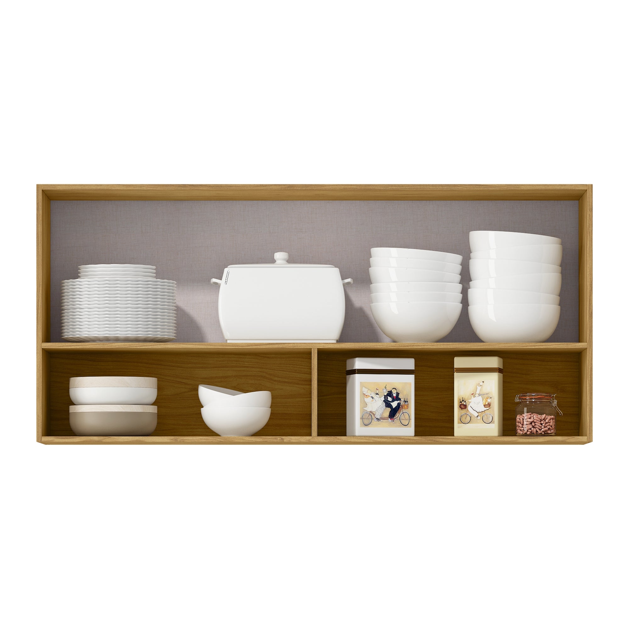 Cocina Creta Natural/Blanco Apagado