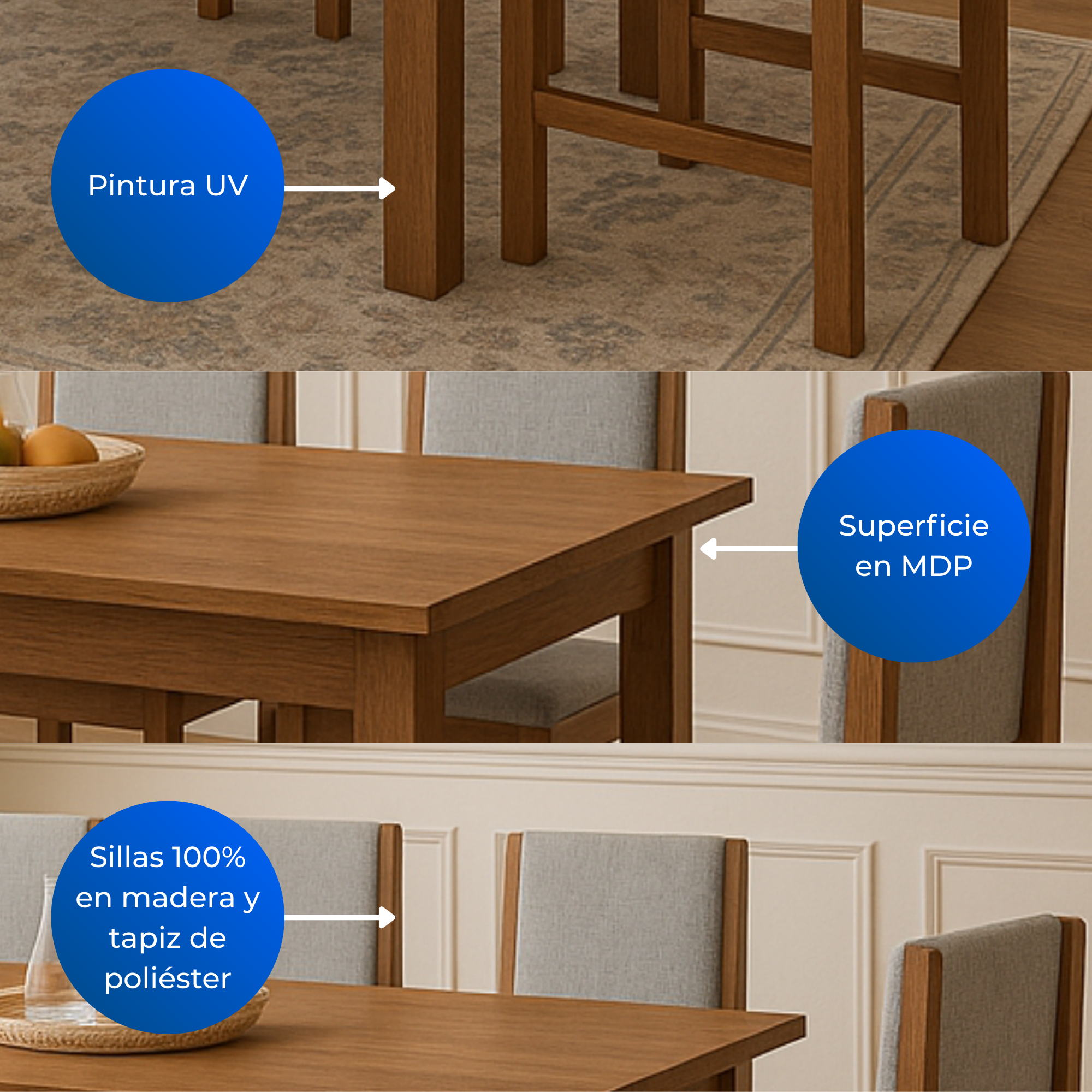 Comedor Búfalo 8 Puestos