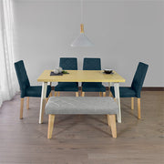 Comedor 6 puestos liverpool con butaco