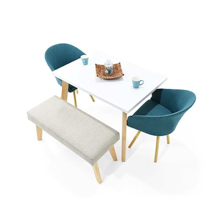 Comedor lugo matiz tokyo con butaco petróleo taupe