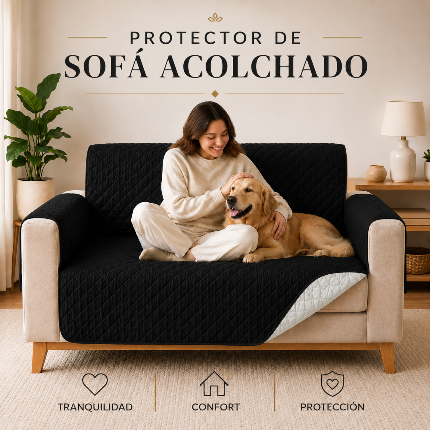 Protector Sofá 3 Puestos