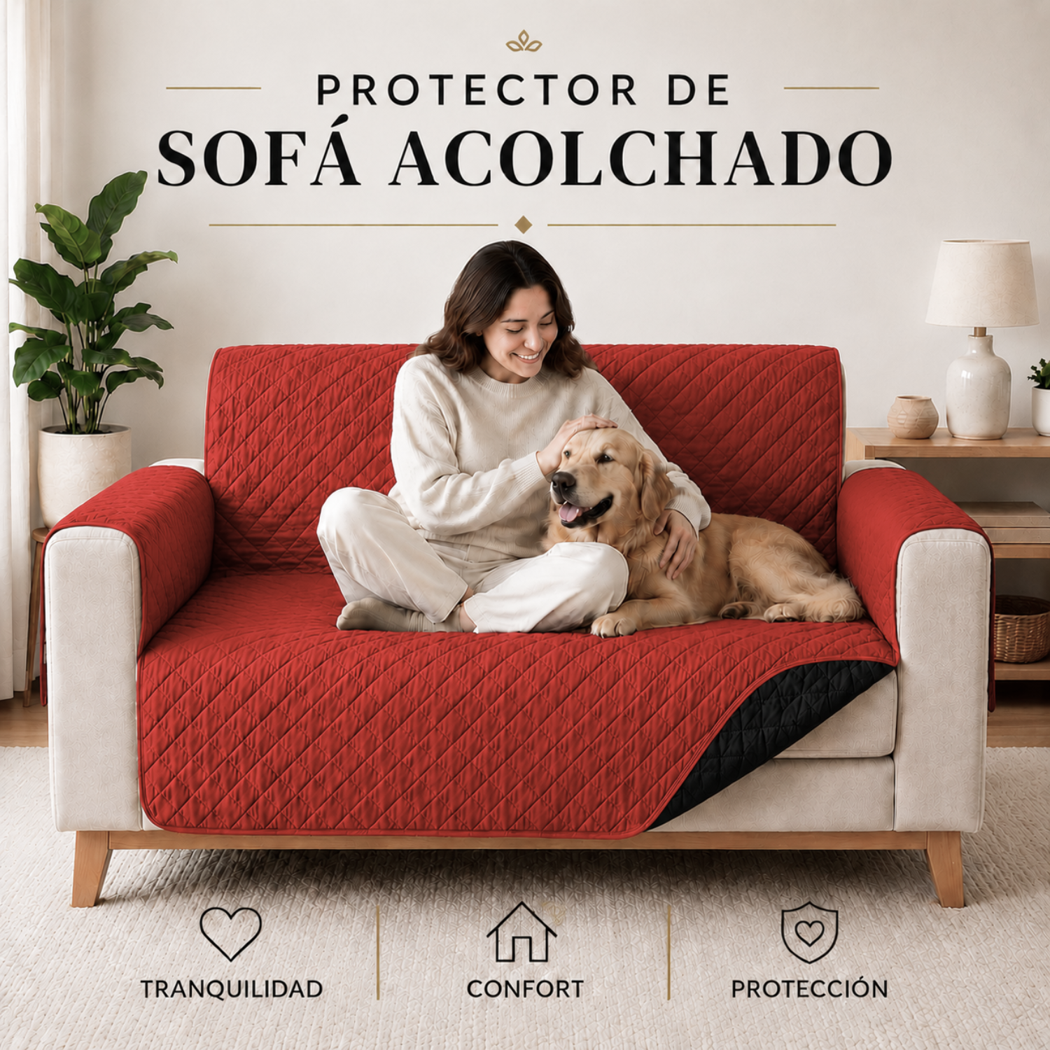 Protector Sofá 3 Puestos