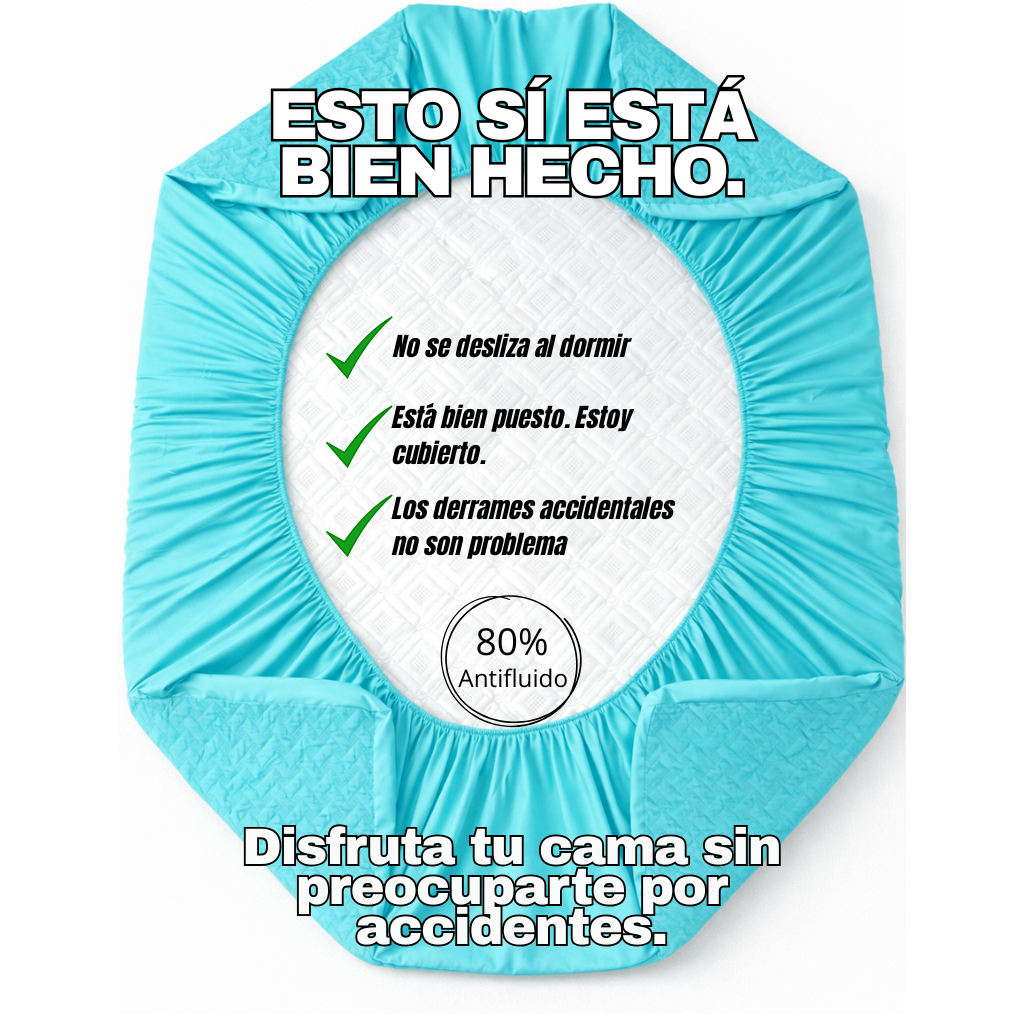 Combo Protector Queen Antifluido 160x190cm