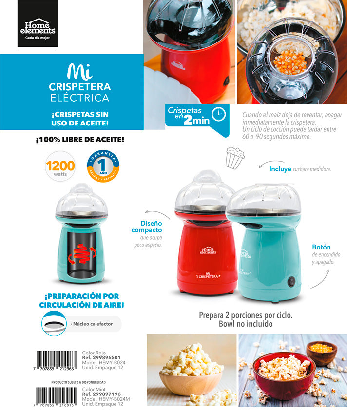Crispetera roja home elements