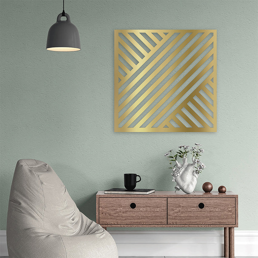 Cuadro calado cuadrado 1 mdf 60x60 cm