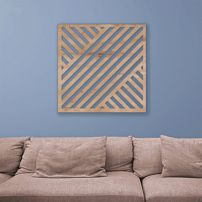 Cuadro calado cuadrado 1 mdf 60x60 cm