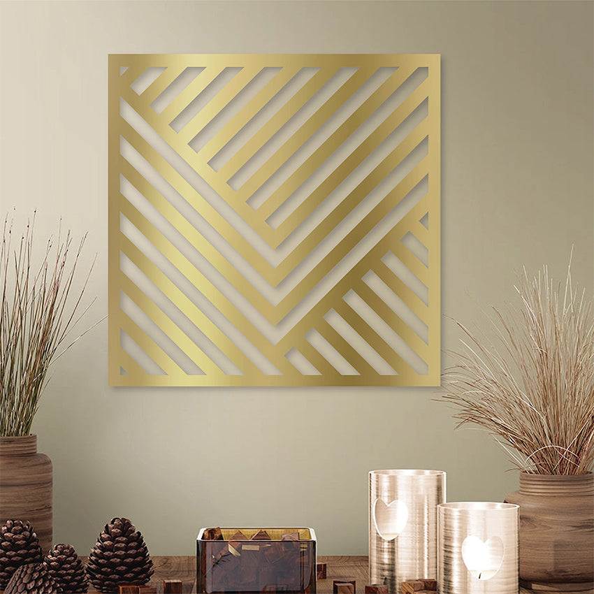 Cuadro calado cuadrado 2 mdf 60x60 cm