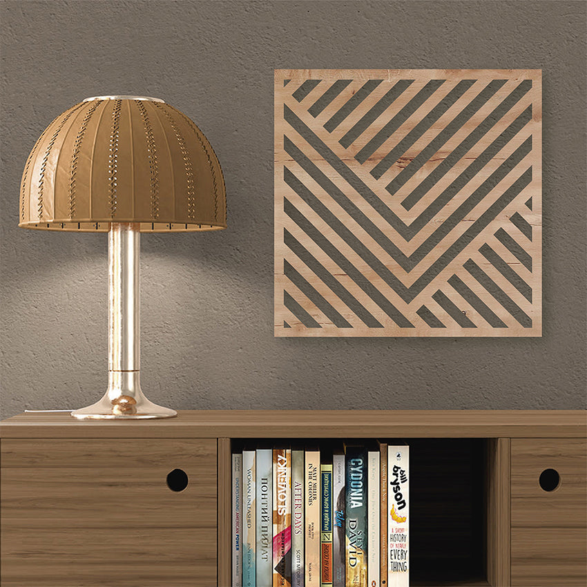 Cuadro calado cuadrado 2 mdf 60x60 cm