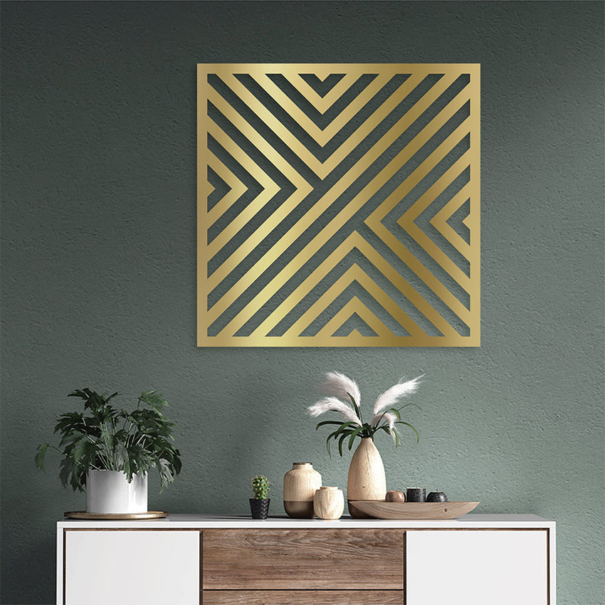 Cuadro calado cuadrado 3 mdf 60x60 cm