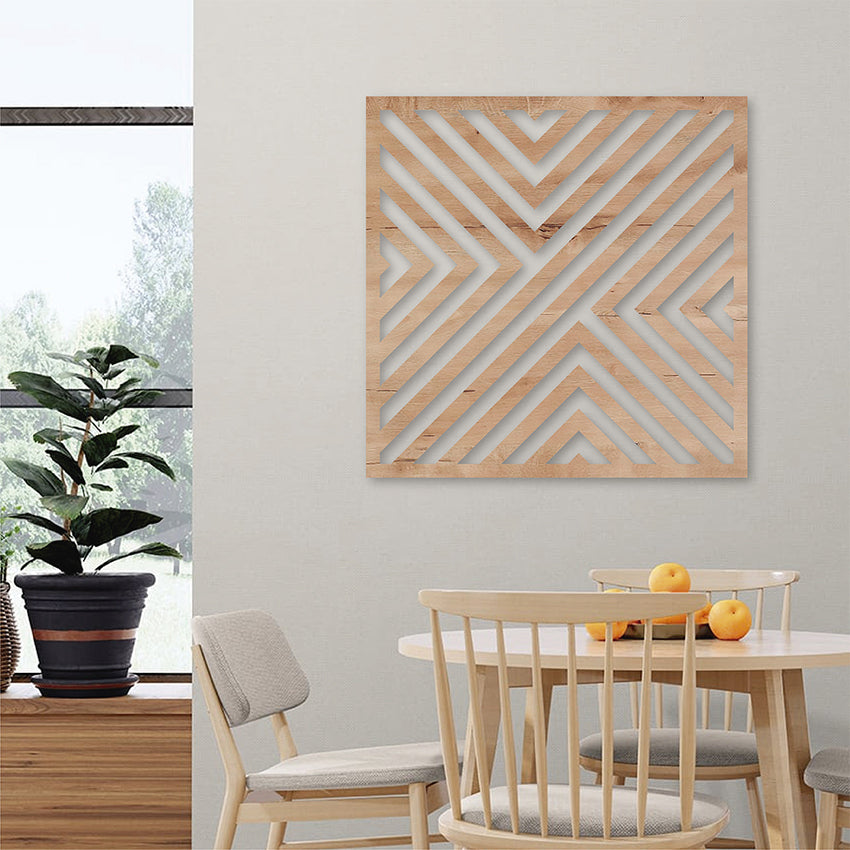 Cuadro calado cuadrado 3 mdf 60x60 cm