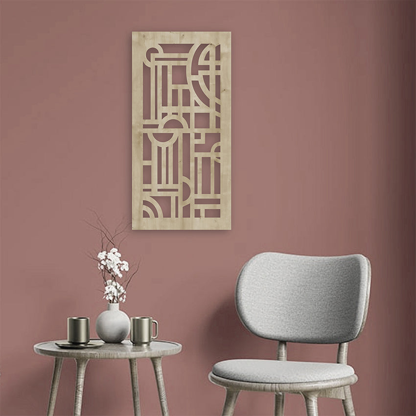Cuadro calado vertical 2 mdf 30x60 cm