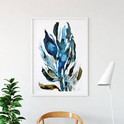 Cuadro algas azules mdf