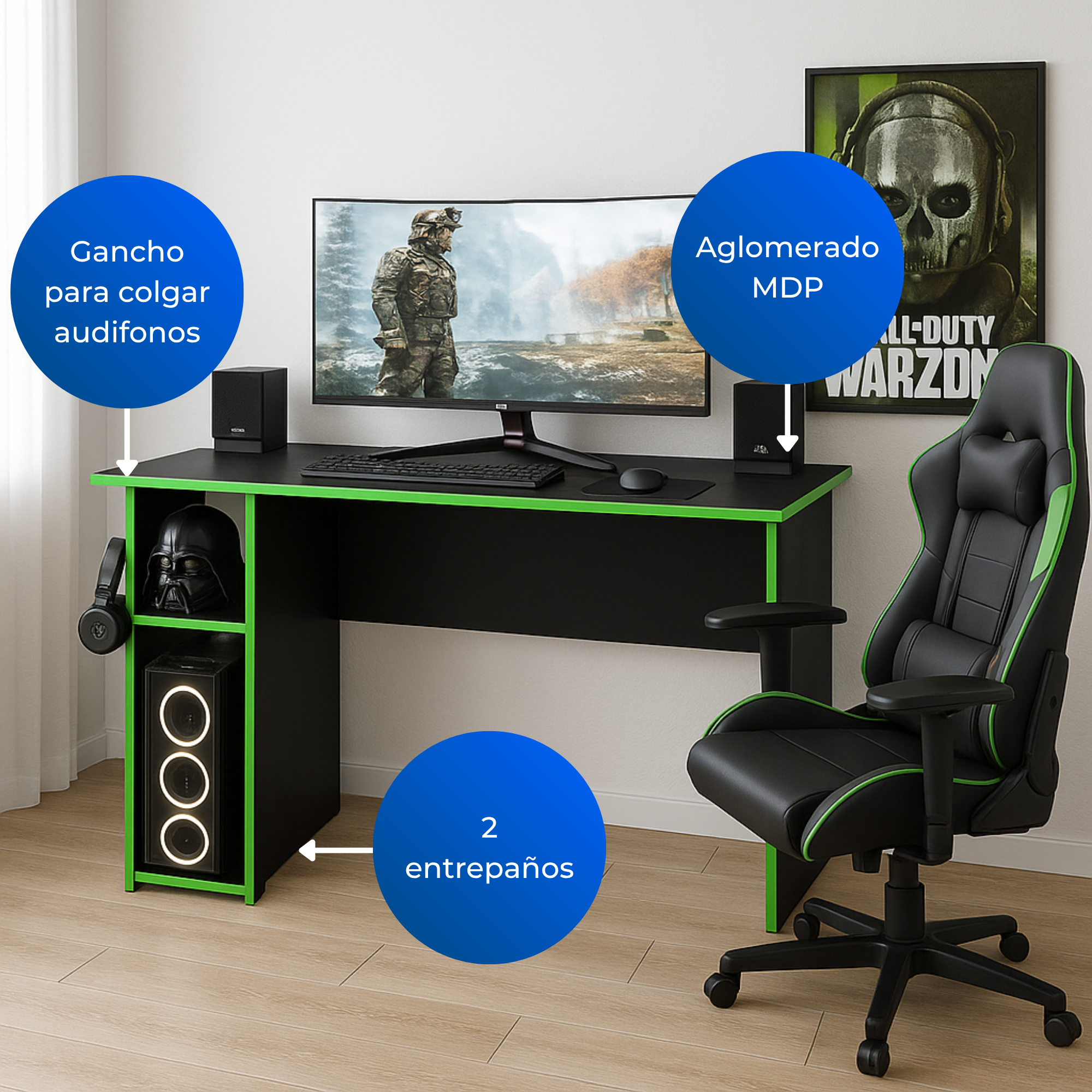 Escritorio Gamer Lyon