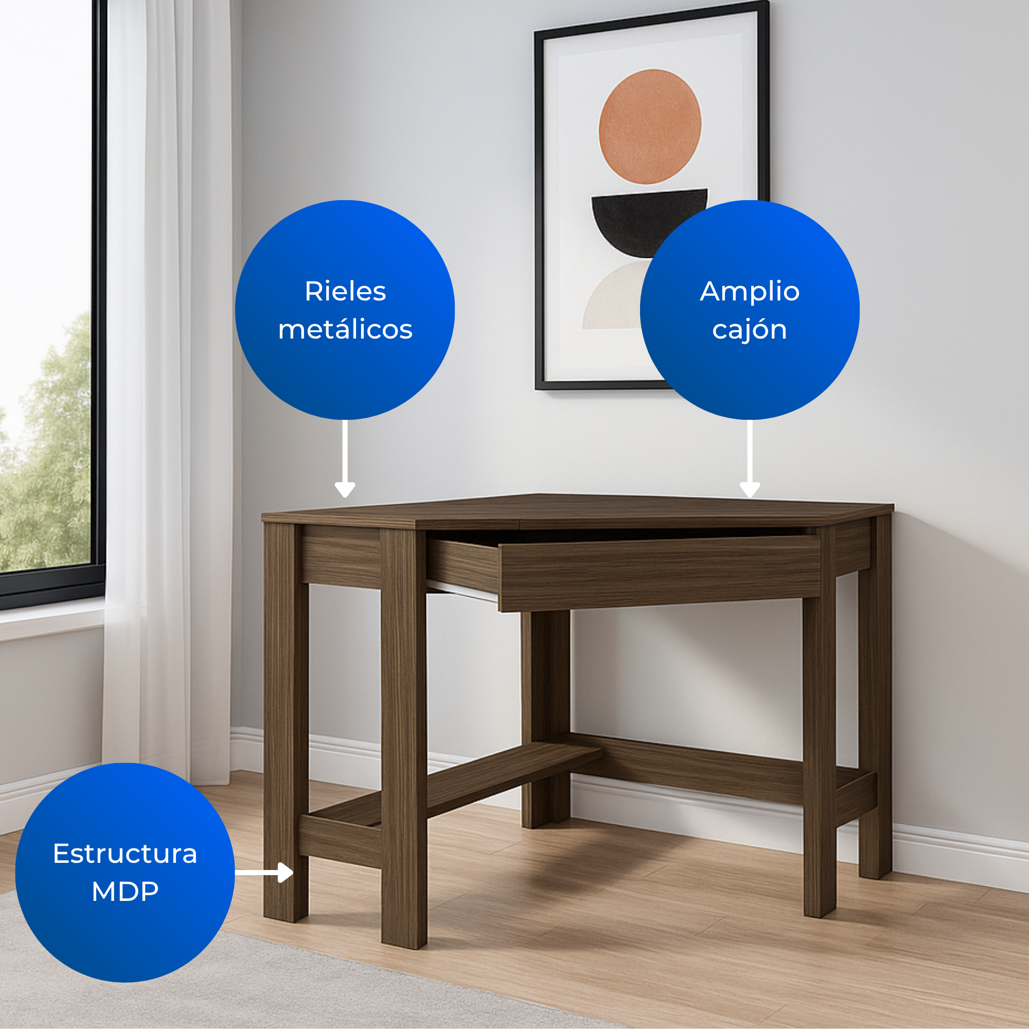 Escritorio Esquinero Dallas