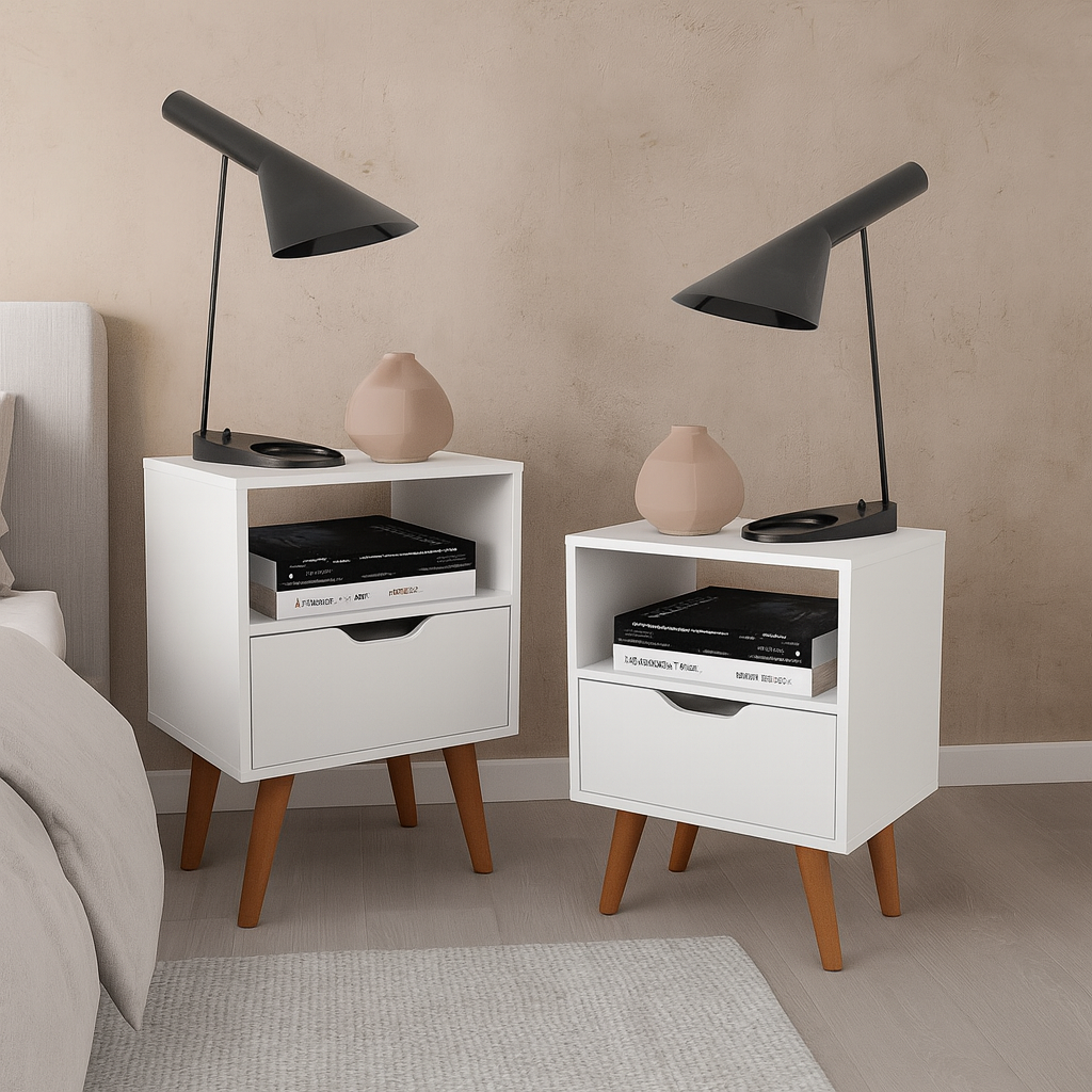 Combo 2 mesas de noche essen