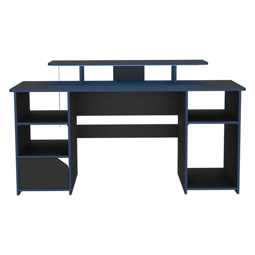 Escritorio Gamer Trollino Wengue y Azul