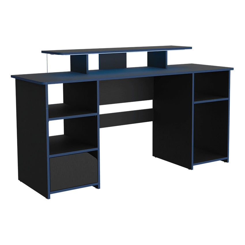 Escritorio Gamer Trollino Wengue y Azul