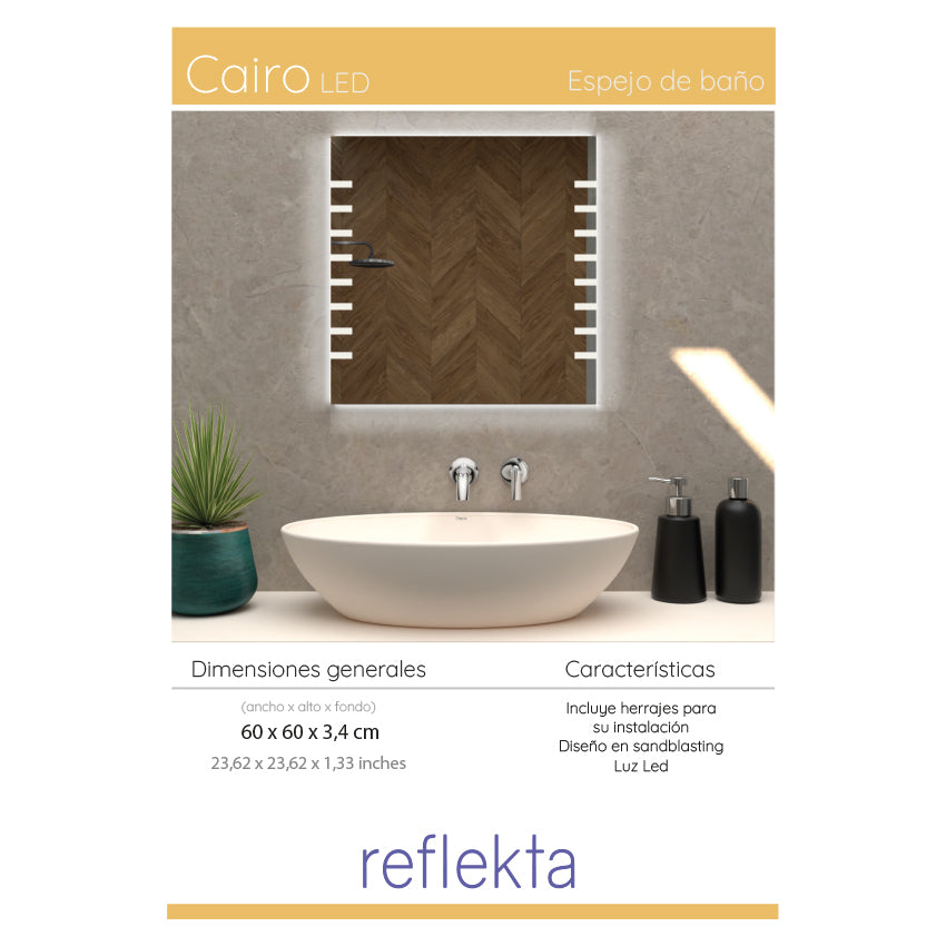 Espejo cairo led