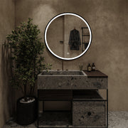 Espejo decorativo con luz led azore