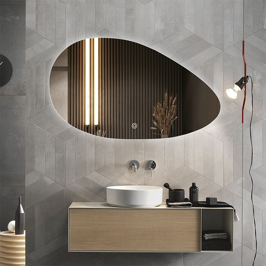 Espejo decorativo maya con luz led