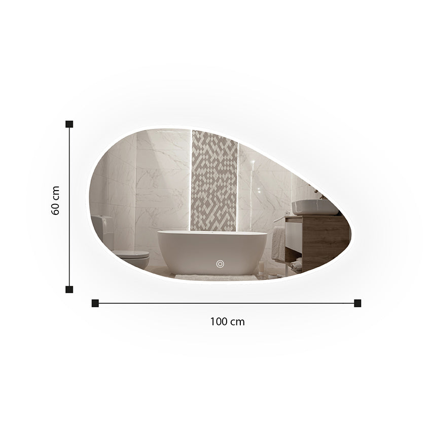 Espejo decorativo maya con luz led