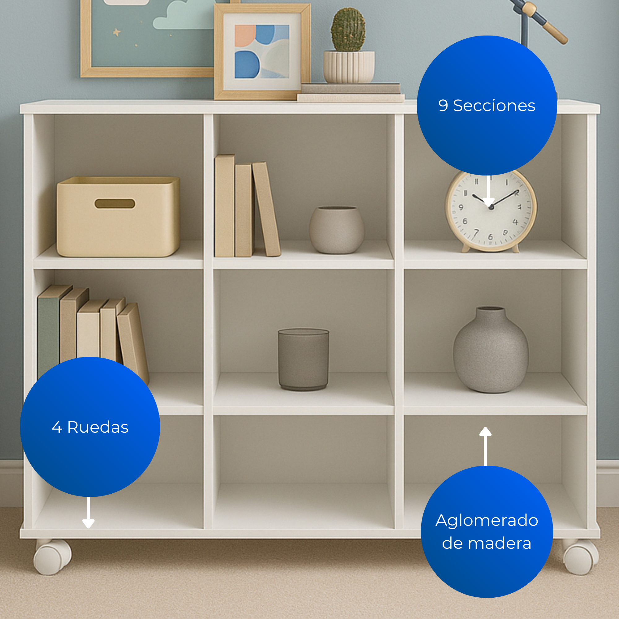 Estante Salvador Blanco