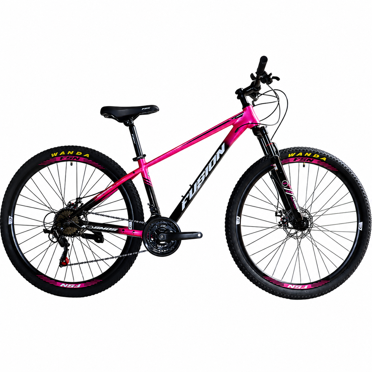 Bicicleta Fusion Kosmos Rin 29 Grupo De 24 Vel  Rosado Talla S