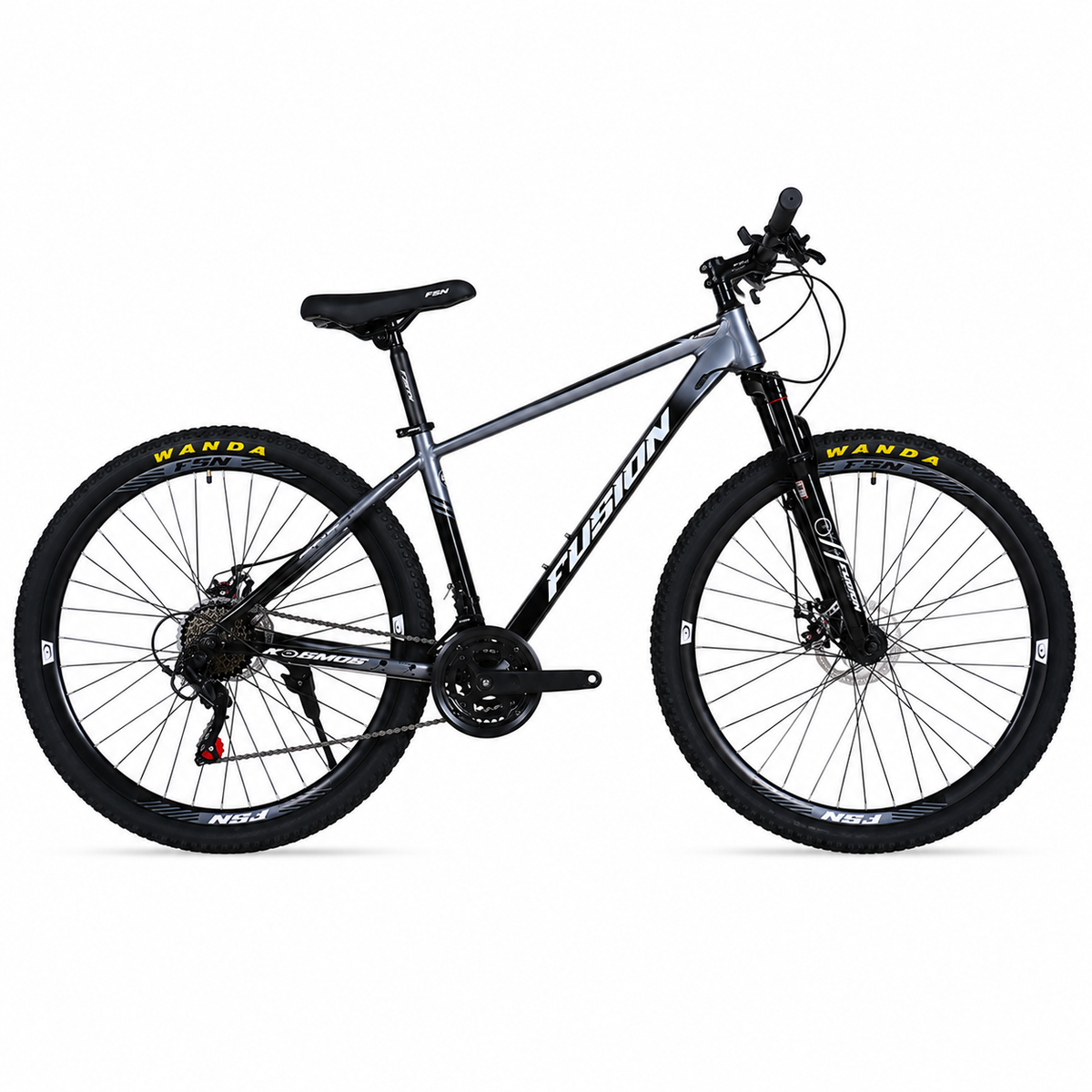 Bicicleta Fusion Kosmos Rin 29 Grupo De 24 Vel  Gris