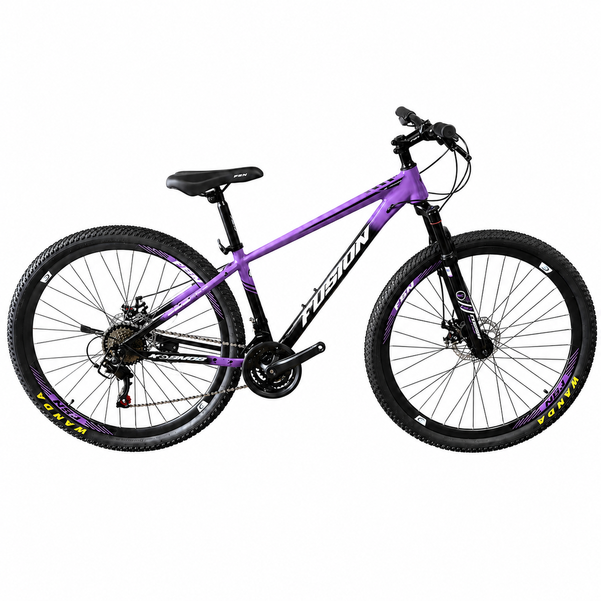 Bicicleta Fusion Kosmos Rin 29 Grupo De 24 Vel  Morado Talla S