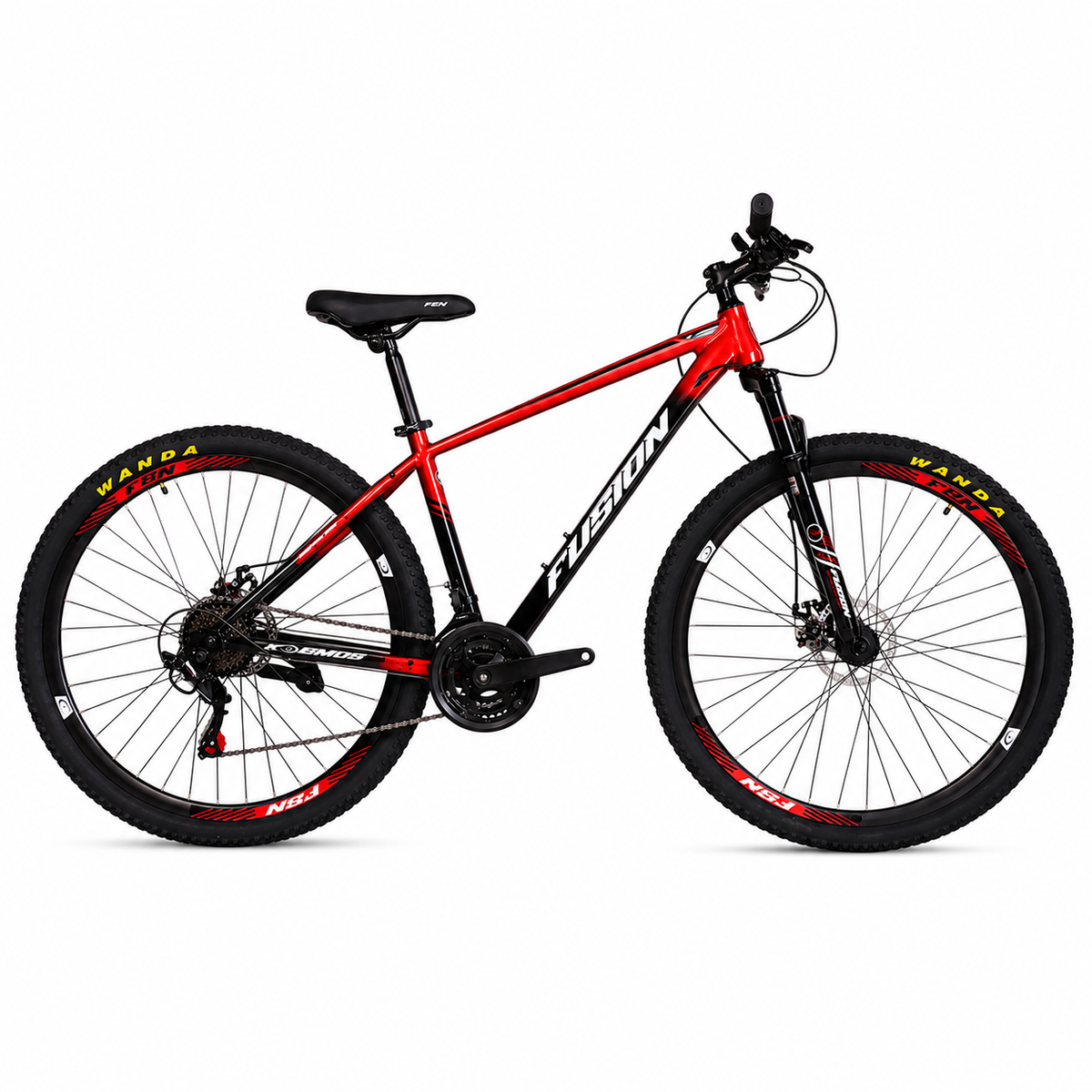 Bicicleta Fusion Kosmos Rin 29 Grupo De 24 Vel Rojo