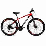 Bicicleta Fusion Kosmos Rin 29 Grupo De 24 Vel Rojo