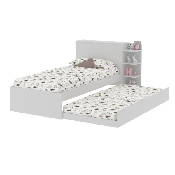 Combo Colchoneta 90 x 1,90 cm + Colchón Plenitud 90 x 1,90 cm + Cama Gea