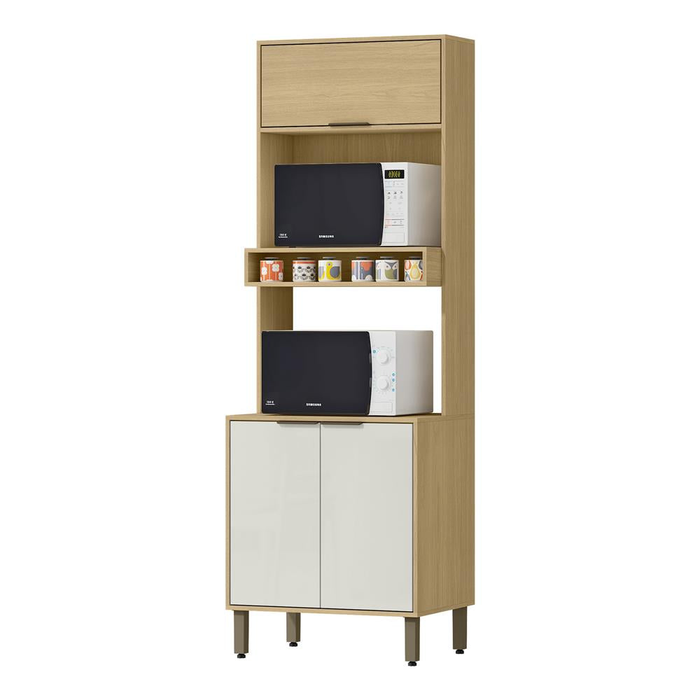 Gabinete de Cocina Sicilia Almendra/Blanco