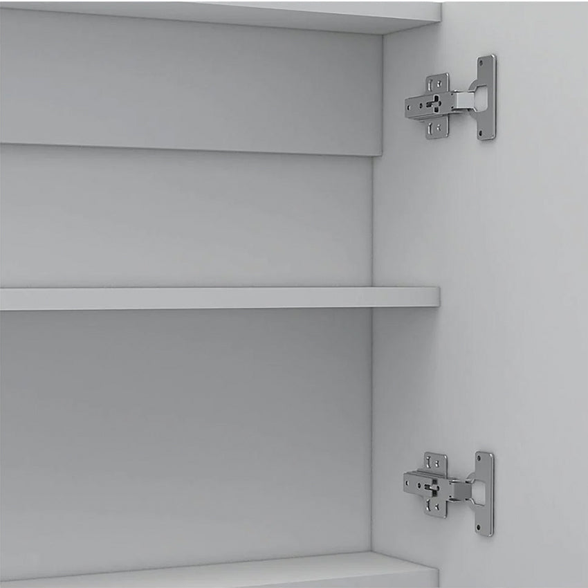Gabinete de baño carlot, blanco, con dos puertas