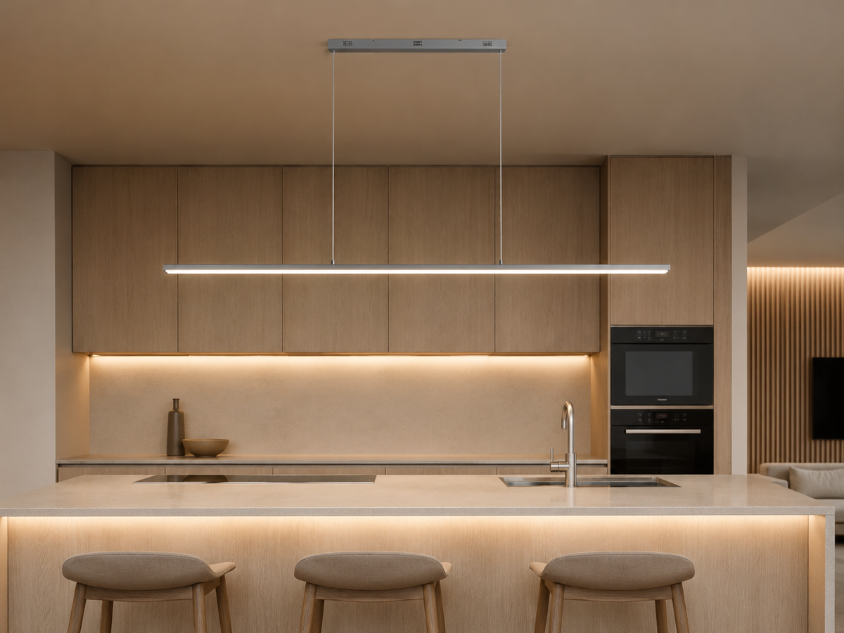 Lámpara Colgante LED Hades Plateado
