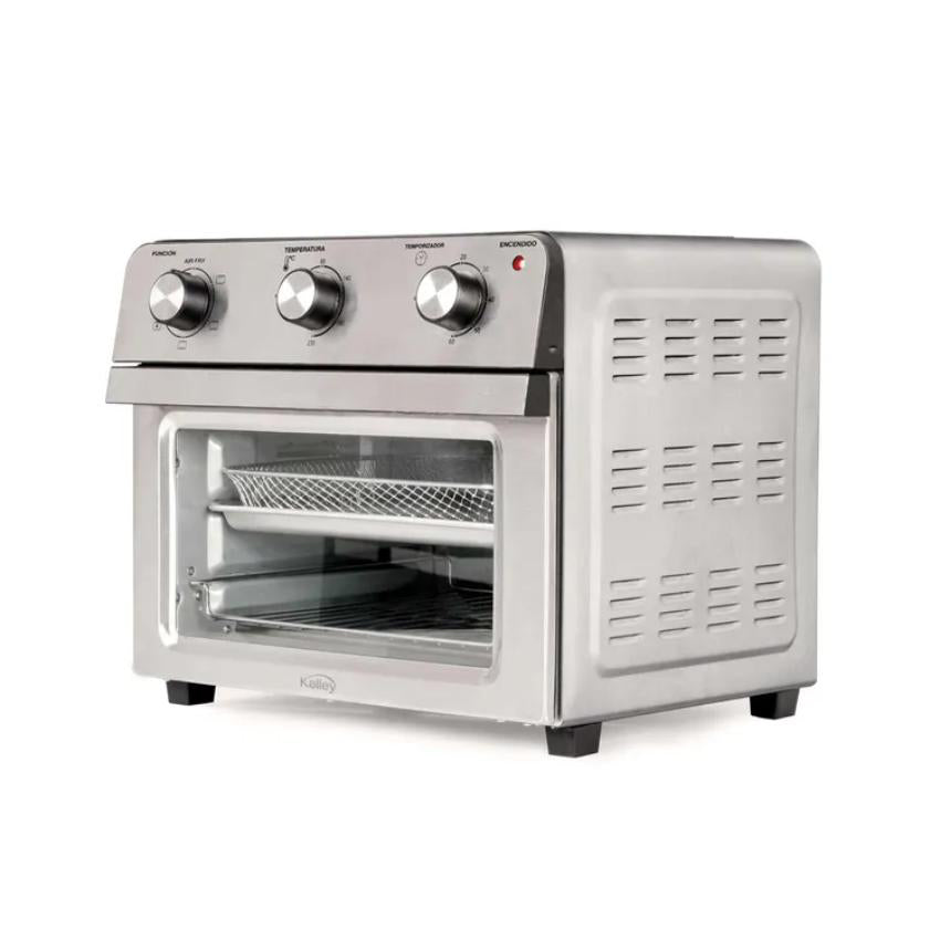 Horno tostador kalley k ha20 20 litros con freidora de aire plateado