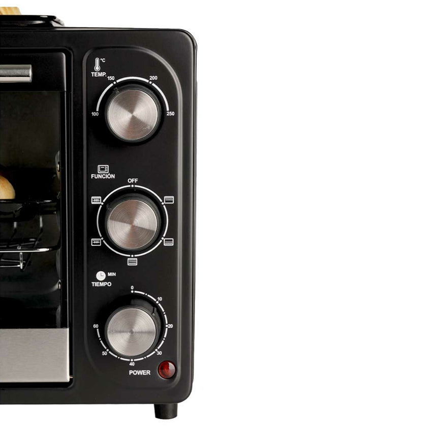 Horno tostador kalley k mhe18n 18 litros negro
