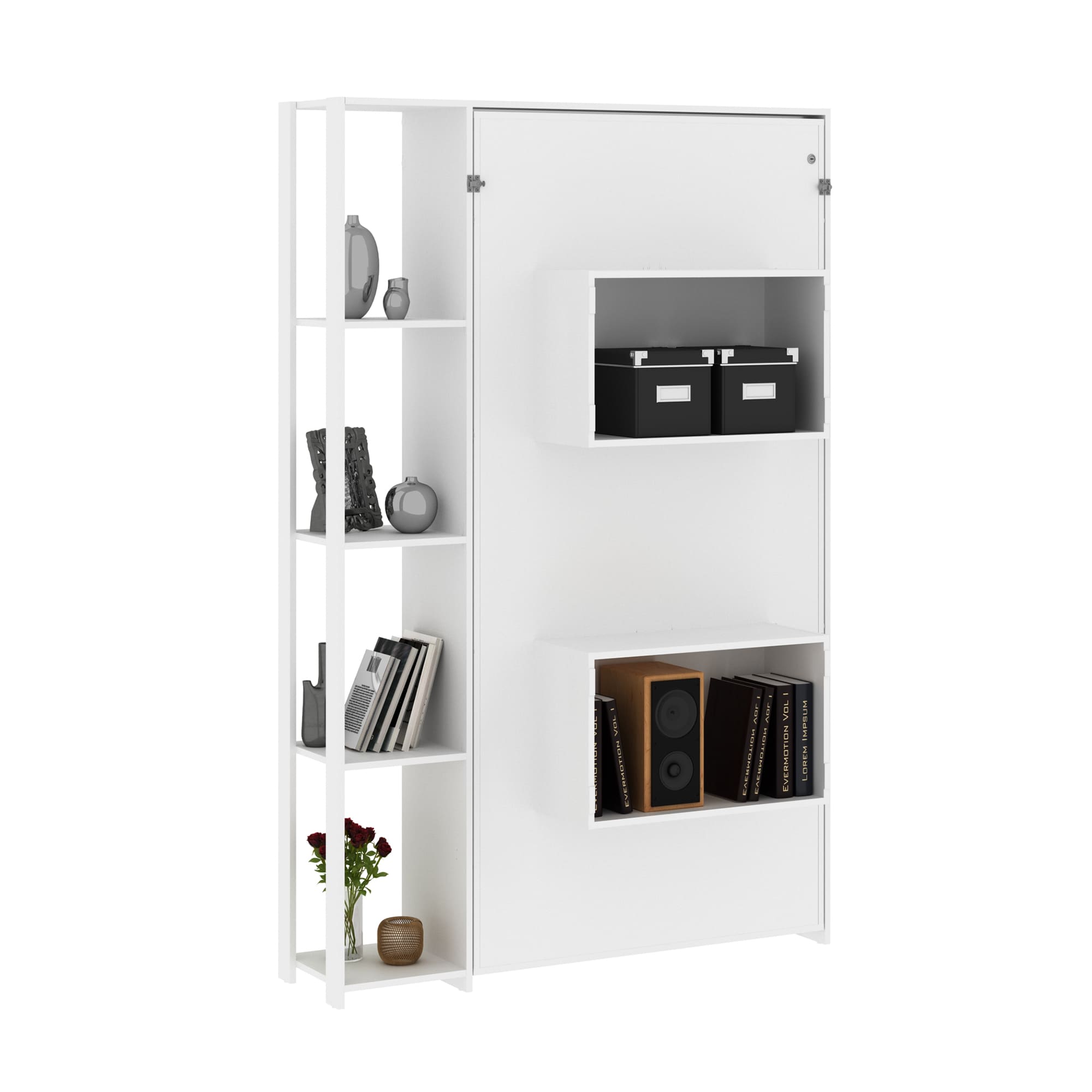 Cama Sencilla Abatible Japón Blanco